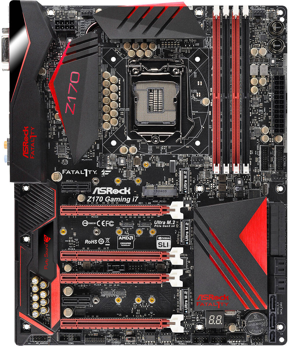 Asrock Fatal1ty Z170 Professional Gaming i7 - Motherboard 